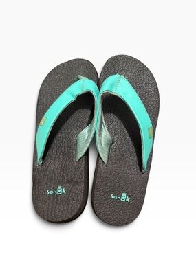 Sanuk Yoga Mat II - Women's Comfort Flip Flop Shoes size 7